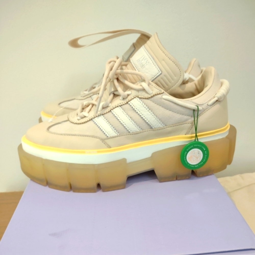 Adidas ivy park super sleek chunky beyonce beige w/ box, dust bag 10.5 - Picture 3 of 8